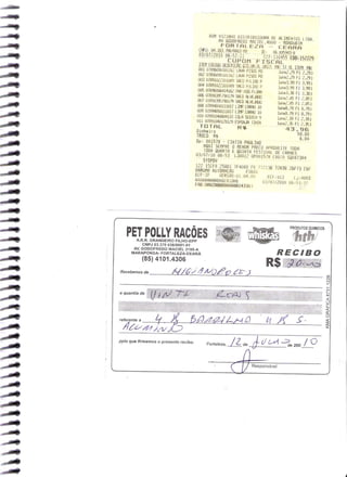 Prestação de Contas - Junho 2010