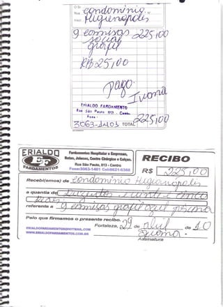 Prestação de Contas - Março 2010