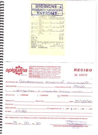 Prestação de Contas - Março 2010