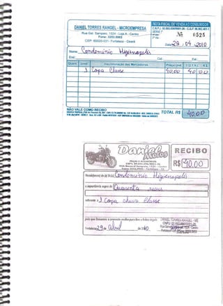 Prestação de Contas - Março 2010