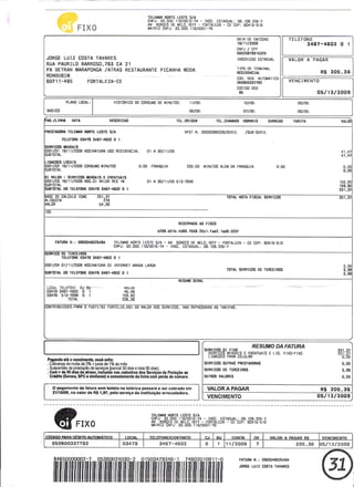 Prestação de Contas - Novembro 2009