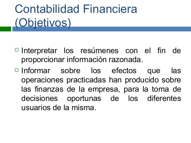 Contabilidad Financiera