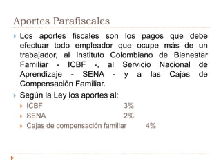 Prestaciones Sociales