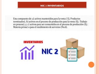 NIC 2 INVENTARIOS
 