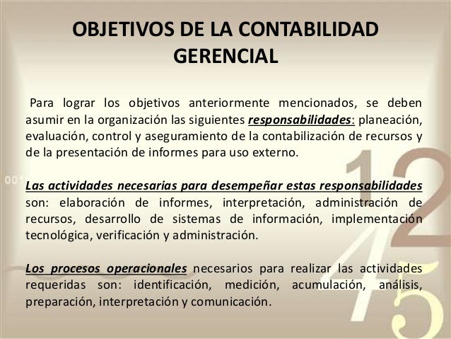 Contabilidad Gerencial