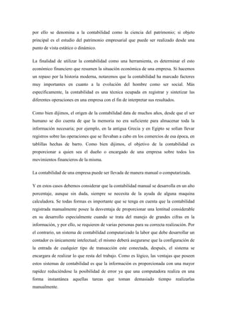 La contabilidad en la Toma de decisiones | PDF