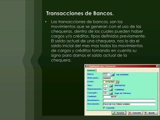 Conceptos.El archivo de conceptos se separa en dos, los conceptos de ingresos y los conceptos de egresos, los ingresos se definen con los numero del 1 al 10, y del 11 en adelante son conceptos de egresos.