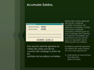 Estados de Cuenta del Banco.Para agregar movimientos al estado de cuenta para poder realizar la conciliación de Bancos
