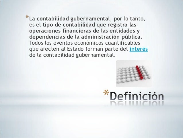 Contabilidad gubernamental