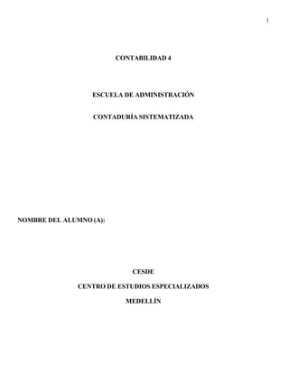 Contabilidad Iv Cesde