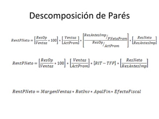 Descomposición de Parés 