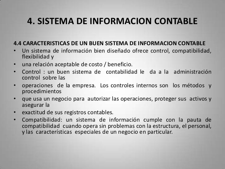 Contabilidad y sistemas de informacion contable