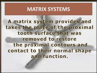 MATRIX SYSTEMS
 