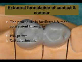 Contact &amp; contour