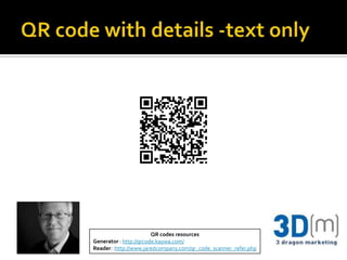 QR code with details -text only 