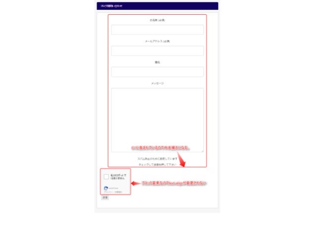 Contact Form 7レイアウト編集