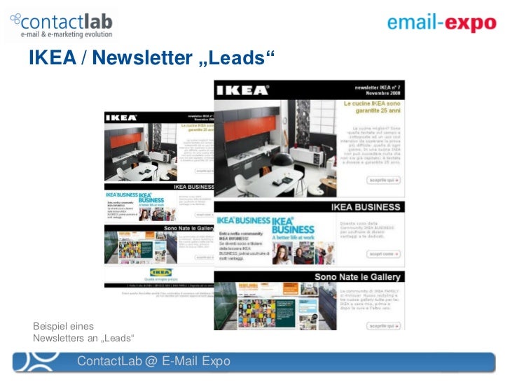 Emailexpo 2010 IKEA verfolgt integrierte DigitalmarketingStrategie