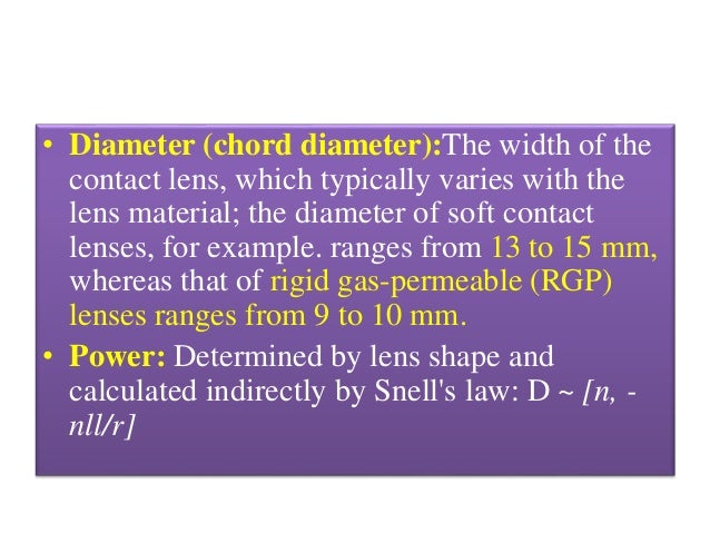 contact lens