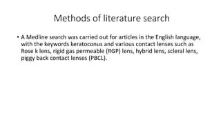 Piggyback Rgp Contact lens in keratoconus 2 | PPTX