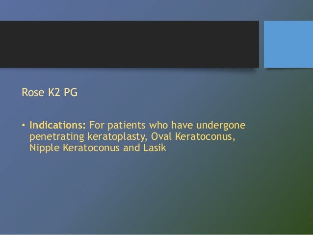 Contact lens options in keratoconus hira