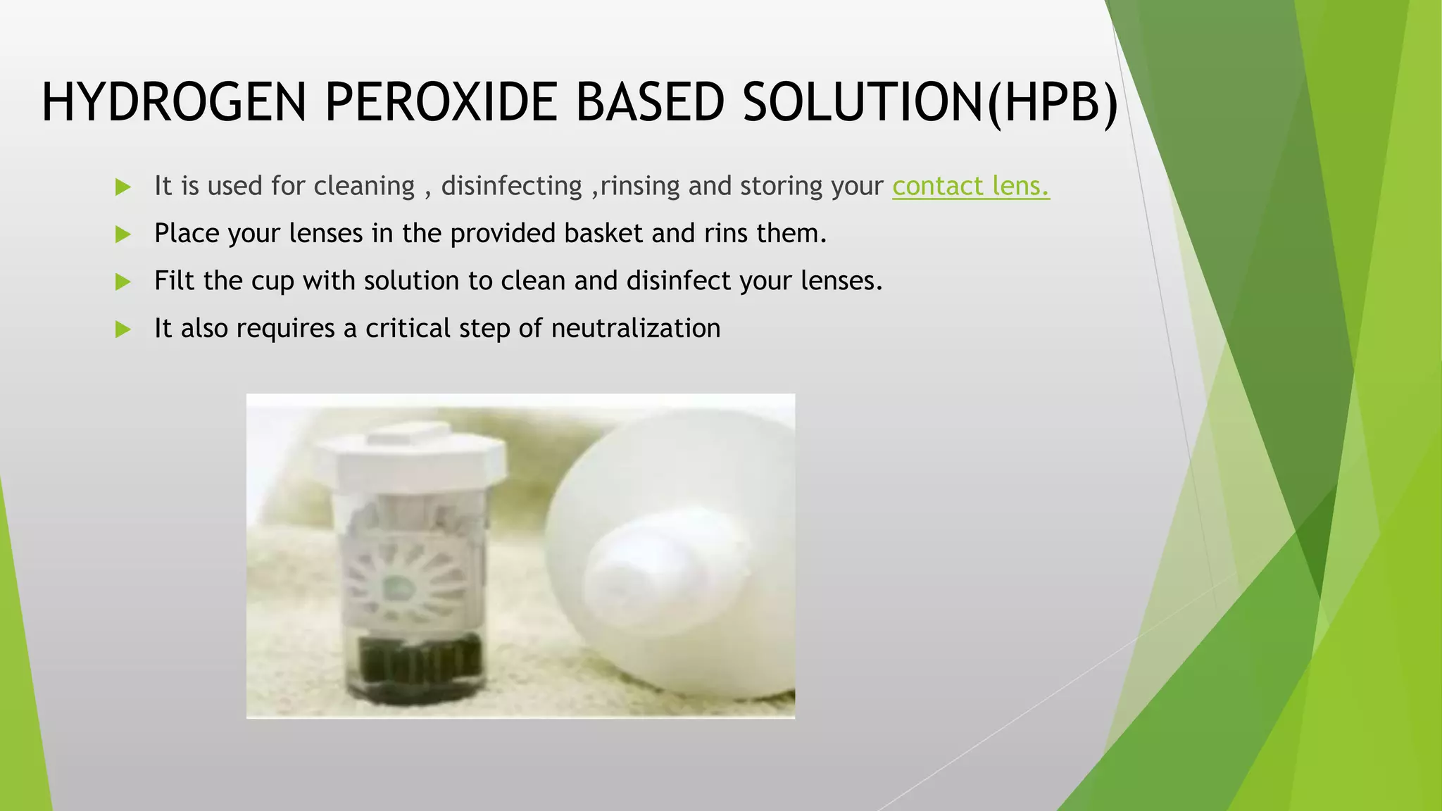 Contact lens solutions | PPT