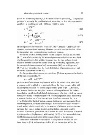 Contact mechanics