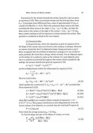 Contact mechanics