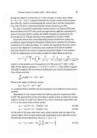 Contact mechanics