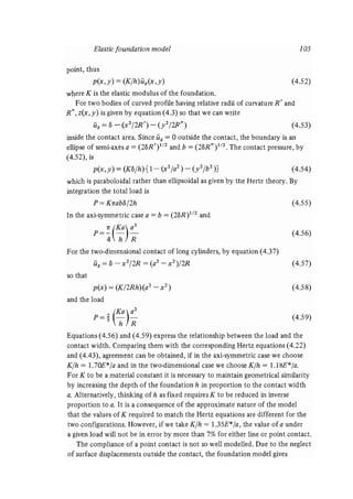 Contact mechanics