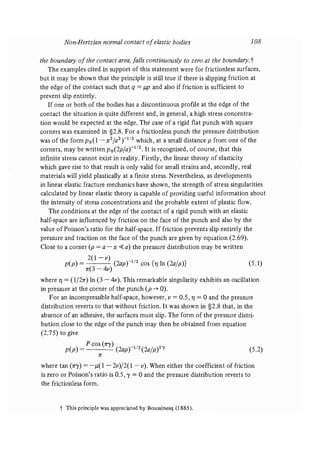 Contact mechanics