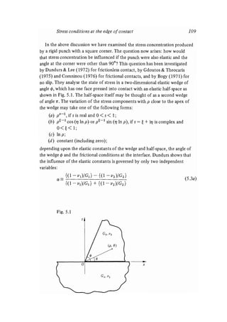 Contact mechanics