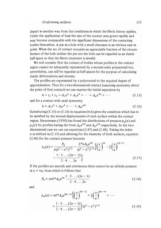 Contact mechanics