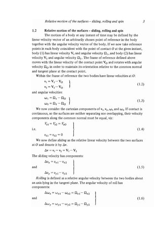 Contact mechanics