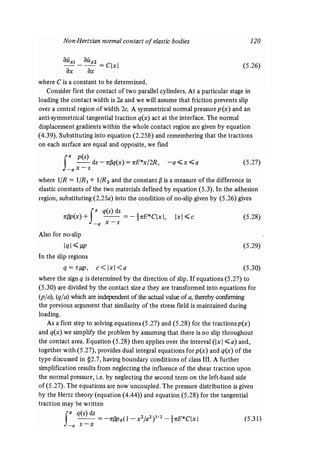Contact mechanics
