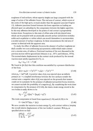 Contact mechanics
