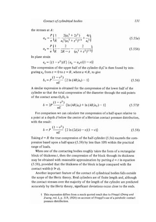 Contact mechanics