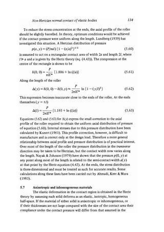 Contact mechanics
