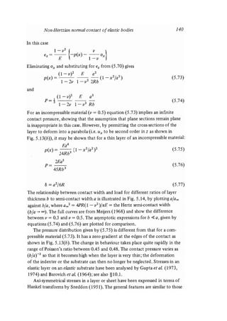 Contact mechanics
