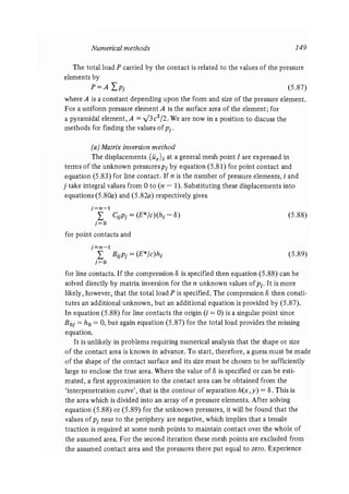 Contact mechanics