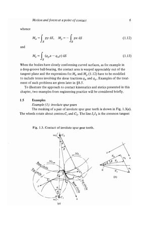 Contact mechanics