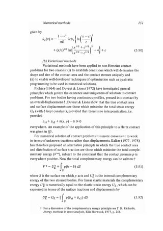 Contact mechanics