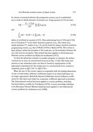Contact mechanics