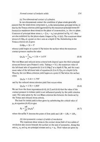 Contact mechanics