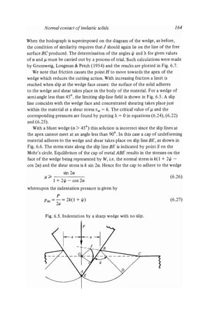 Contact mechanics