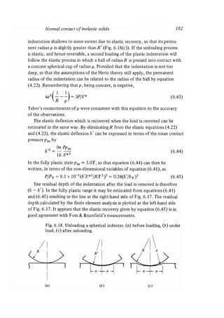 Contact mechanics