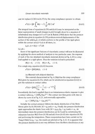 Contact mechanics