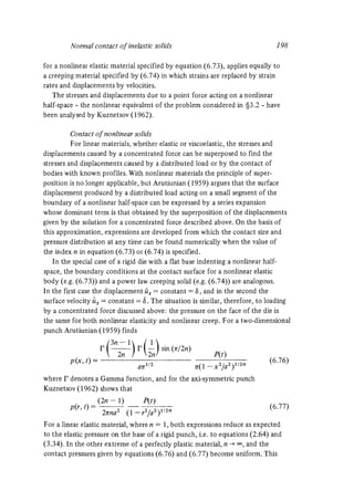 Contact mechanics