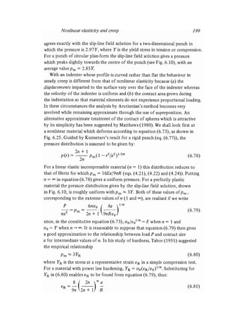 Contact mechanics
