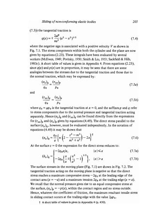 Contact mechanics