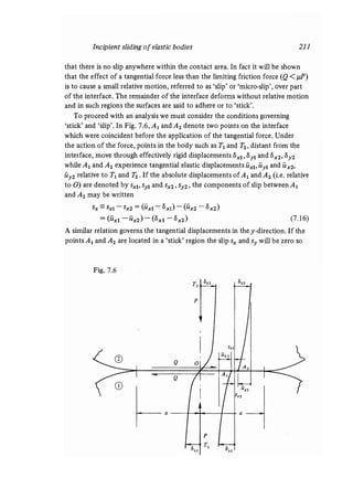 Contact mechanics